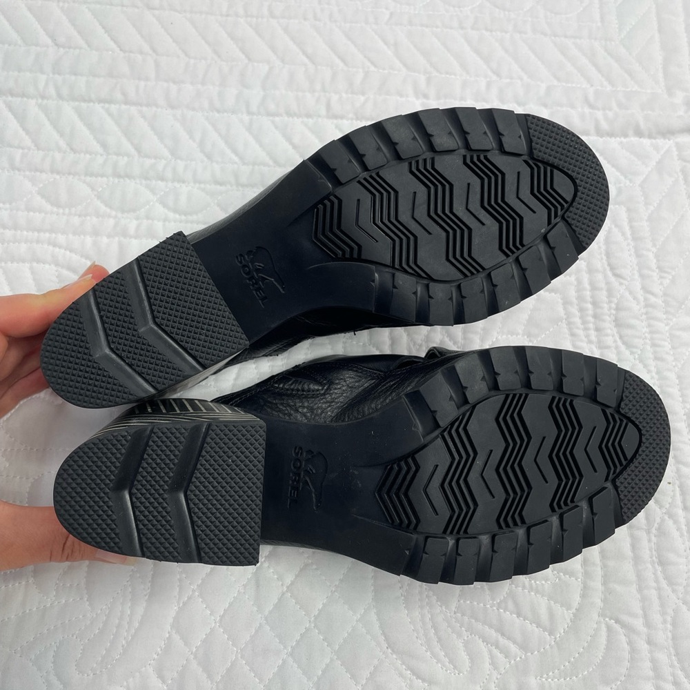 NWOB Sorel Nadia geometric leather mules •7• - Picture 7 of 11